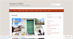Desktop Screenshot of melissacreary.com
